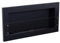 Texas - Black wall mounted bioethanol fireplace