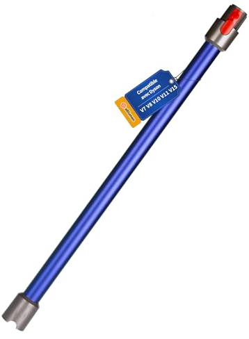 Tube Télescopique pour Dyson V7 V8 V10 V11 V15, Tube D'extension Rigide Compatible avec Dyson Tube Rallonge Aspirateur Dégagement Rapide, 72CM – Bleu