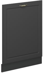 Vicco Façade de Lave-Vaisselle Fame-Line, Anthrazit-Gold Landhaus, 60cm sans PT