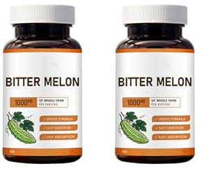 Bitter melonextrakt | Stöd för metabolism | Icke-GMO & Glutenfri | 60 räknas,2pcs