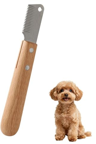 Deslanador Para Perros, Cuchillo Para Perro Stripping Profesional | Deslanador De Subpelo, Deslanador Para Aseo De Mascotas Y Acabado De Pelaje, Elimina Muda Sin Tirones.