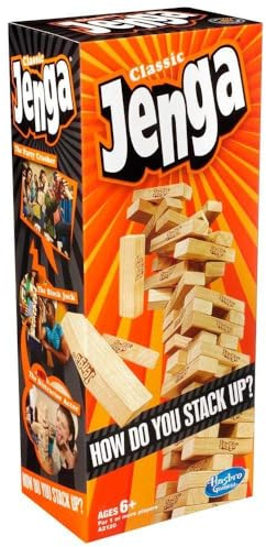 Hasbro Spiele A2120E24 - Jenga Classic, Kinderspiel