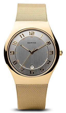 Bering Time Herren-Armbanduhr XL Classic Analog Quarz Edelstahl 11937-334