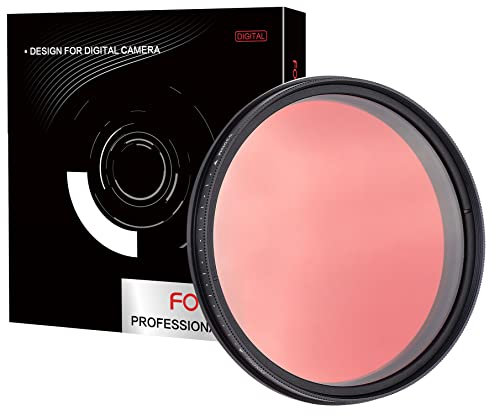FOTGA 62mm Sechs-im-EIN Einstellbare Infrarot Infrared Pass X-Ray-Objektiv-Filter IR Filter 530nm bis 750nm