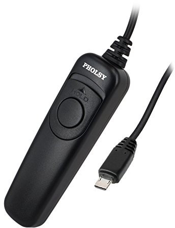 PHOLSY Cable Disparador Remoto S8 Cámara Mando a Distancia/Cable Remoto para Sony a1 a9 a9m2 a7 a7M2 a7M3 a7M4 7RM5 a7RM4 a7SM2 a6600 a6500 a6400 a5000 RX100M6 RX100M7 HX99 HX350 HX400 a68