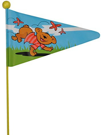 FISCHER Kinder Fahrradwimpel, Sunny Bear