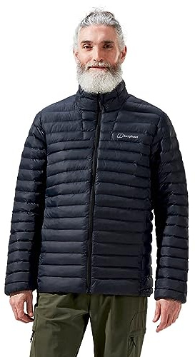 Berghaus Men's Vaskye Synthetic Insulated Jacket | Extra Warm | Durable Coat | Puffer Jacket | Lightweight Design Insulated Jacket, Black/Black, S