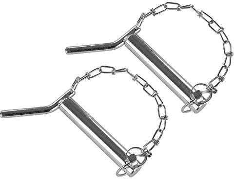 Unterlenkerbolzen | Kat 1 | 1 Paar | 22 mm Durchmesser | 135 mm Nutzlänge | mit Kette und Splint | Bolzen | Oberlenker | Dreipunktaufnahme | 3-Punkt | Traktor