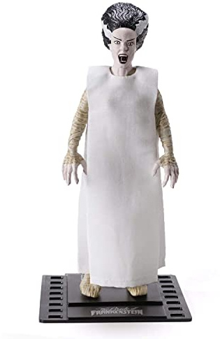 BendyFigs Universal Monsters - Bride of Frankenstein Bendable Figure with Stand - The Noble Collection