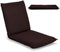 LIFEZEAL Bodenstuhl mit Rückenlehne, Gepolsterter Bodensessel, Meditationsstuhl mit Oberfläche aus Netzstoff, Ausziehbarer Floor Chair für Meditation, Yoga & Camping (braun)