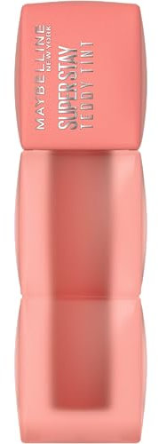 Maybelline New York Teddy Tint, Tinta Labbra A Lunga Tenuta, Effetto Matte Vellutato, Tenuta 12H, Formula Stratificabile, Superstay, Tonalità: Current Mood 10, 5 ml