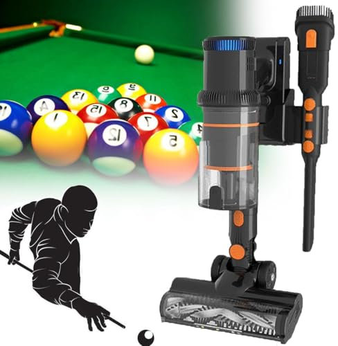 Elektrischer Billard-Tischdeckenreiniger, 30 kp Billardtisch-Tischtuch-Bürstenreiniger, 100.000 U/min/min Motor, intelligenter Touchscreen, einstellbare 3+1 Ganggeschwindigkeit, für Snooker-Tisch