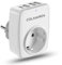 Charmofun 5 en 1 Enchufe USB Pared Cargador USB de Pared Multiple con 1 Type C USB + 3 Puertos USB Ladron Enchufe USB 4000W Multiple Compatible de Pared para Hogar, Cocina y Oficina