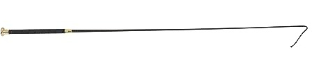 Dublin Dressage Whip with Glitter Handle, Black/Gold, 39