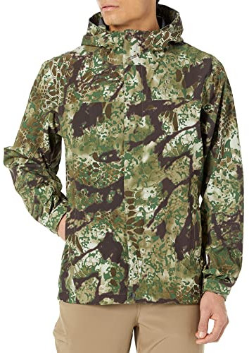 Kryptek Herren Jupiter Jagdjacke, wasserdicht, atmungsaktiv, verstaubar, Tarnmuster, Übergang, Large