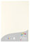Clairefontaine 56010C - Packung mit 25 Blatt Briefpapier Pollen DIN A4 21x29,7cm, 210g, ideal für Korrespondenz, Naturweiß, 1 Pack