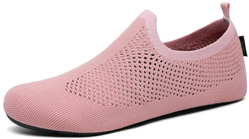 SAGUARO Pantofole Uomo Donna Ciabatte Traspiranti Leggere Pantofola per Casa Comode Antiscivolo, Rosa 40/41EU