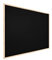 ALLboards Schwarz Pinnwand mit Holz Rahmen 120x90cm Korktafel Korkwand Pinnwand Kork