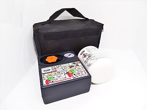 Partsdealers TYRE REPAIR KIT GENUINE CONTINENTAL PUMP + SEALANT GLUE BOTTLE 450ml COMPRESSOR INFLATOR SET FOR ALL STANDARD VEHICLES B.B. 2028