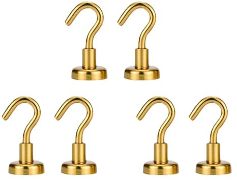 Mobestech Handtuchhaken 6 Stk Haken Wohnwagen Haken Selbstklebend Klebehaken Kleiderhaken Hakenmagnet Bademantelhaken Kreuzfahrt Kleiderbügel Magnethaken Kinder Robust Decke Büro