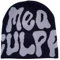 Krilucly Y2k Schwarz Hat Beanie Mütze Herren Damen Teenager,Cap Winter Knit Skater Mütze mit Buchstaben-Druck, Knit Mütze Skater Hip Hop Baumwolle MEA Harajuku Fashion