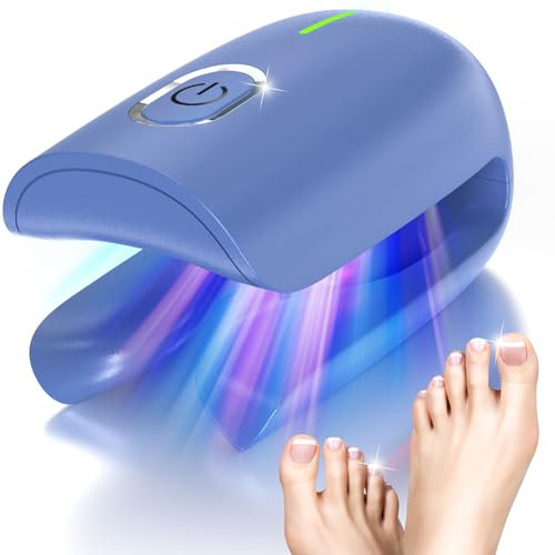 iKeener Nail fungus Laser Device, FDA Cleared Fungal Nail Treatment for Toenail and Fingernail with 470nm Blue Light + 660nm Red Light + 905nm Infrared Light, Antifungal Laser Nail Treatment