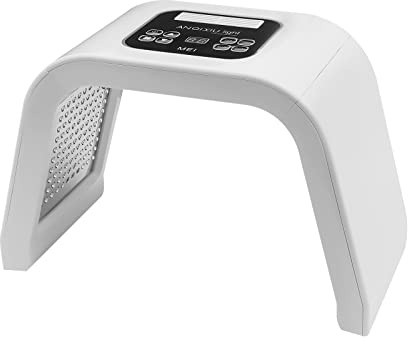 Futchoy LED Photon Light Therapy Skin Care Machine - 7-Color LED Facial Beauty Device with 287 Lights for Anti-Aging, Acne Treatment & Skin Rejuvenation (150W)