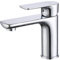 Korec Grifo de baño,Grifo de Lavabo,Grifo Monomando de Lavabo,Grifo Monomando Lavabo,Grifo Lavabo,Núcleo de válvula de latón y cerámica,Conexión EU 3/8″ (cromo).