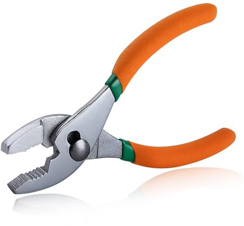 SPEEDWOX Slip Joint Pliers 6 Inch Gripping Slip Joint Plier Adjustable Wrench Sliding Joint Pliers 3-Zone Serrated Jaw for Maximum Grip on Materials Non Slip Handle Channel Lock Design