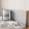 APMOE Wandkissen Bett Wandpolster Selbstklebend, Wandpaneele Gepolstert für Kinder Autismus - Wandschutz Bett für Schlafzimmer Polsterpaneel Wand, Schalldämmung und Wärme Bettkopfteil(Grau,30x200 cm)