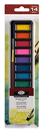 Royal & Langnickel Mini Tin Watercolour Painting Art Set