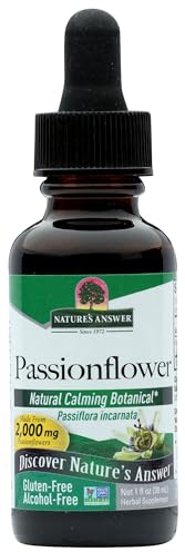 Nature's Answer Passionflower with Organic Alcohol, 1-Fluid Ounce