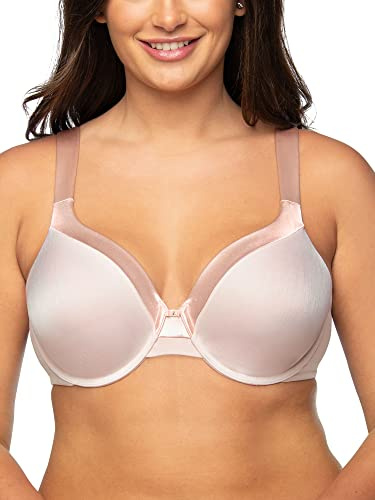 Vanity Fair Women's Illumination Full Figure Zoned-In Support Bra 76338, sheer Quartz, 40DD