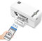 JADENS Bluetooth Etikettendrucker, DHL 4x6 Thermodrucker Ettikettendrucķer, Bluetooth Etikettiergerät Label Printer für Zalando, Amazon, Shopify, Barcode