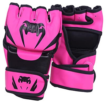 Generic MMA-Handschuhe, Sparring-Ausrüstung, Handschuhe, verschleißfest, druckfest, Boxsack, Kampfsport-Handschuhe für Damen, Herren, Erwachsene, ROSA