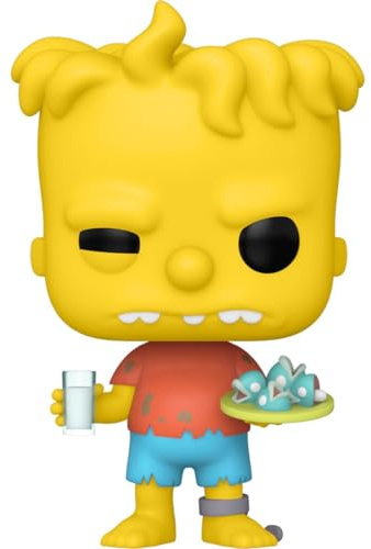 POP The Simpsons: Treehouse of Horror - Hugo Simpson (Twin Bart) Funko Vinyl Figure (Bundled with Compatible Box Protector Case), Multicolor, 3.75 inches