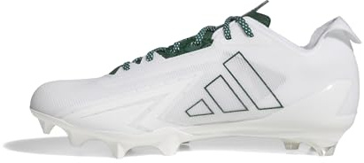 adidas Men's Adizero Electric American Football Sneaker, White Team Maroon White, 9.5 UK