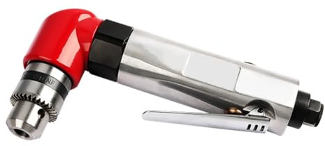 Helilyco Trapano pneumatico ad angolo retto, 1,16 kg, leggero, con mandrino da 1,5 C10 mm e foratura a spazio stretto da 1800 giri/min