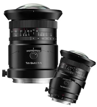 Obiettivo grandangolare full frame Tilt-Shift 17mm F4, compatibile con Sony E, compatibile con Nikon Z(E)