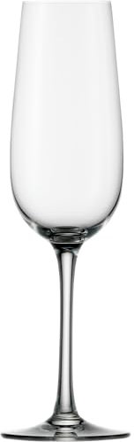 Stölzle Lausitz Sektgläser Weinland 6er-Set 200 ml – Elegante Champagner Gläser ideal für Sekt & Prosecco – Hochwertiger Sektkelch aus Kristallglas – Spülmaschinen- & Stoßfest, made in Germany