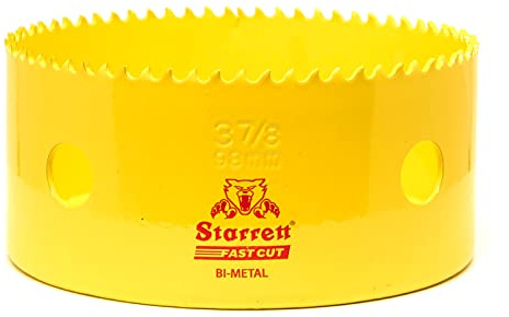 Starrett HSS Bi-Metal Fast Cut Hole Saw - 102mm - For Metal, Wood, Plastics