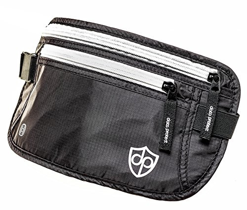 Data Protect Riñonera de viaje con protección RFID para damas y caballeros | Ideal para viajes, eventos, excursiones o hacer ejercicio