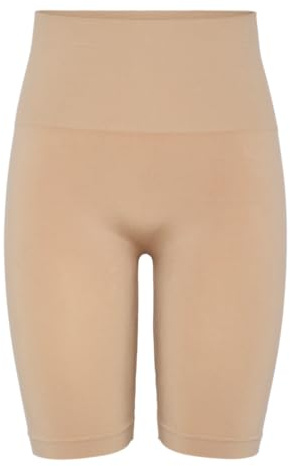 PIECES Dam Pcimagine Shapewear shorts Noos kroppsbyxor, SOLBRÄNNA, L-XL