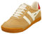 Gola Unisex Elan Sneaker, Caramel/Off White/Deep Red, 42 EU