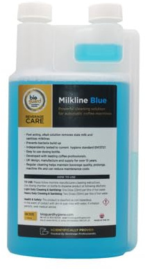 Bioguard Milk Cleaning Liquid - Blue 1 Litre for Dairy Machines