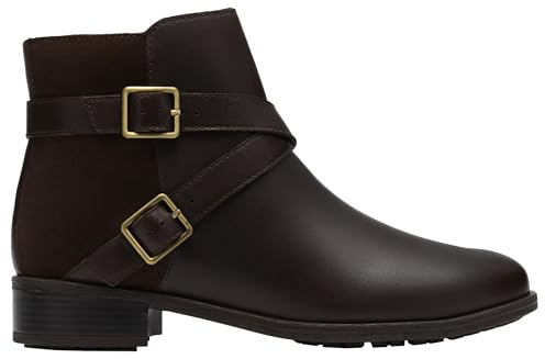 Clarks Havisham Bay Womens Brown Leather, 7
