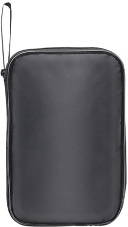 Sac de rangement pour multimètre, étui de transport portable, 21 x 13 cm, pratique et compact avec fermeture éclair, sangle épaisse, organisateur anti-poussière pour kit de test électrique, Attribut