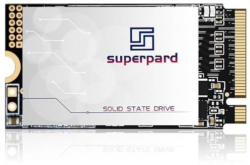 Superpard SSD 1TB M.2 2242 NVMe PCIe Gen3.0x4, SSD Festplatte Intern, Kompatibel mit Ultrabook/Mini PC, 3D NAND Technologie & Energieeffizient, Für Laptop/Embedded System/Industrieanwendungen