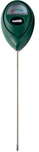 Meliflor Medidor de Humedad del Suelo (Higrómetro de suelo) No necesita baterias/Monitor de riego para plantas de interior y exterior