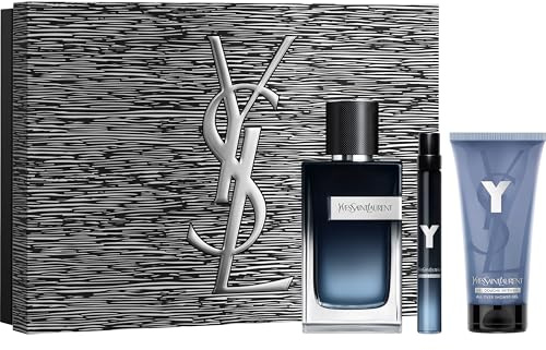 Yves Saint Laurent Y For Men Eau de Parfum Gift Set 2025 (100ml EDP, 10ml Travel Spray and 50ml Shower Gel)